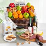 With Sympathy Generous Gourmet Market Favorites Fruit Basket