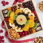 Festive Dried Fruit, Nuts and Sweets Tray