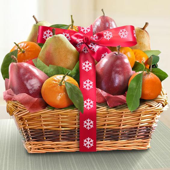 AA4051, Jolly Holidays Fruit Festival Basket