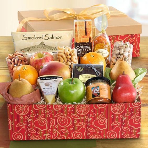 AG3002, California Harvest Grand Fruit and Gourmet Gift Box