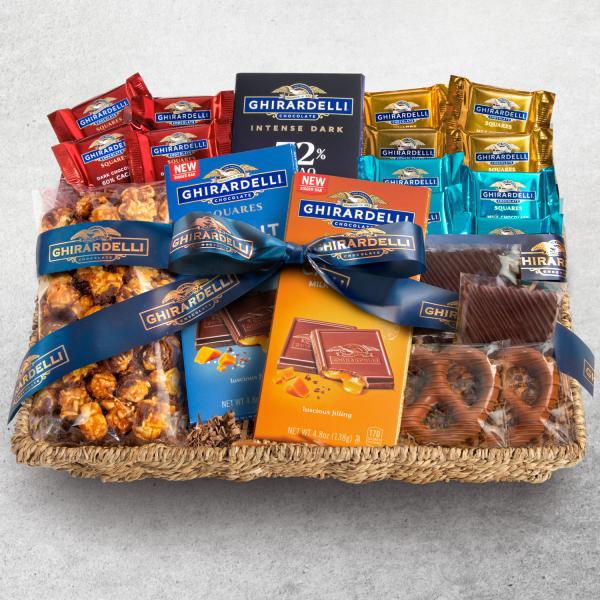 GHA4001M, Mother's Day Signature Ghirardelli Chocolate Delights Gift Basket